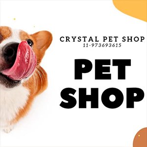 logo da empresa crystal pet shop